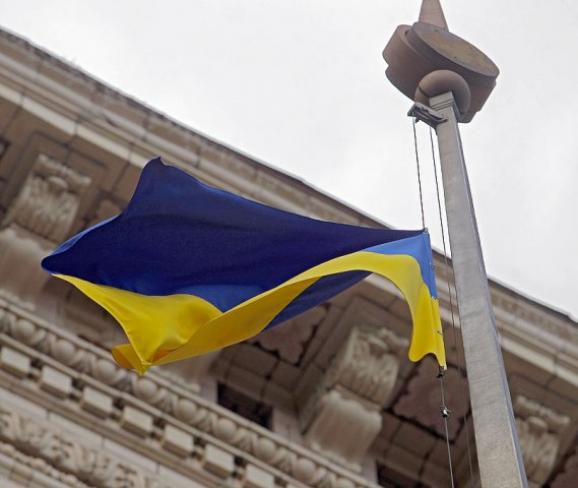 Підняття державного прапору в Києві